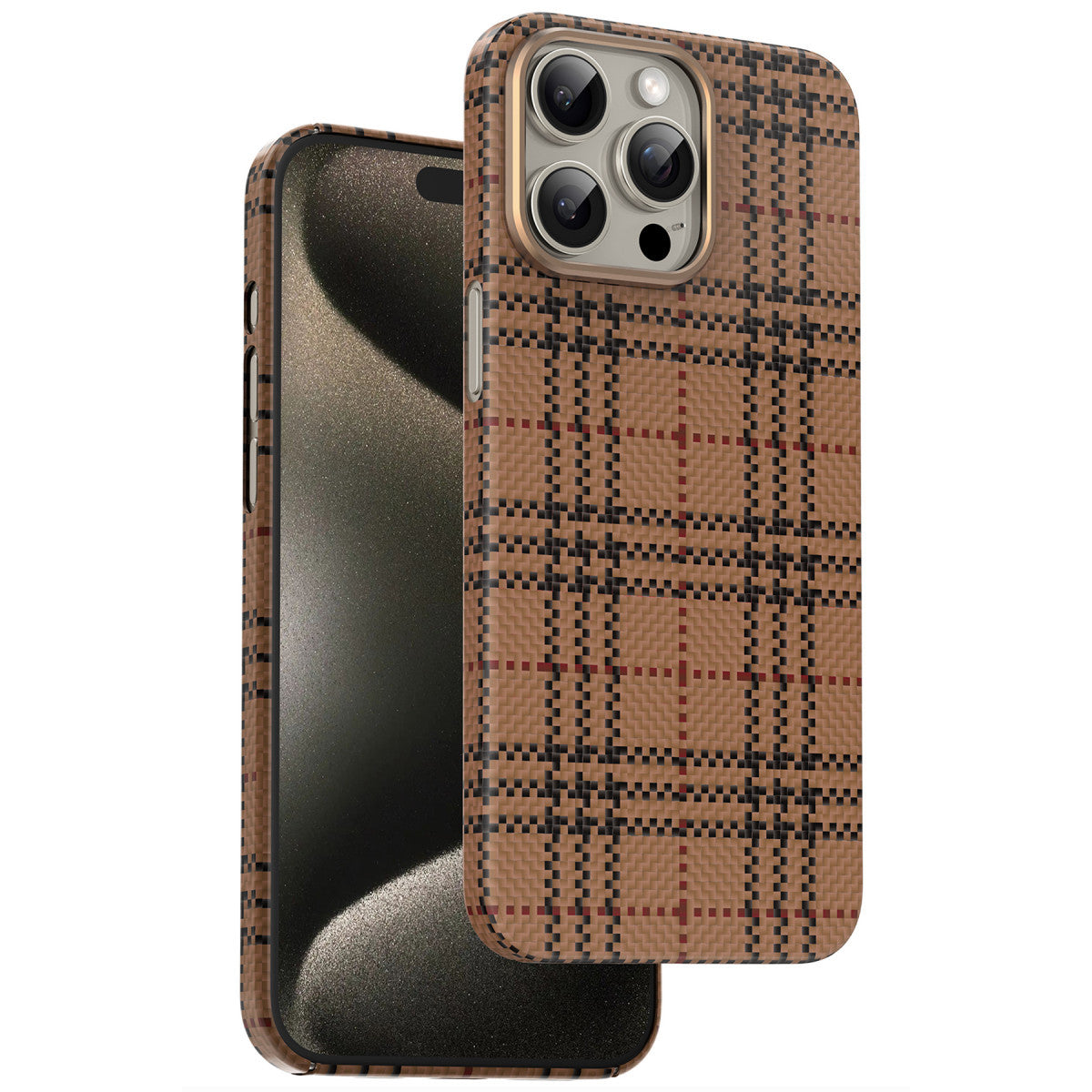 Kevlar Scots Serisi Kılıf - iPhone 15 Pro Max