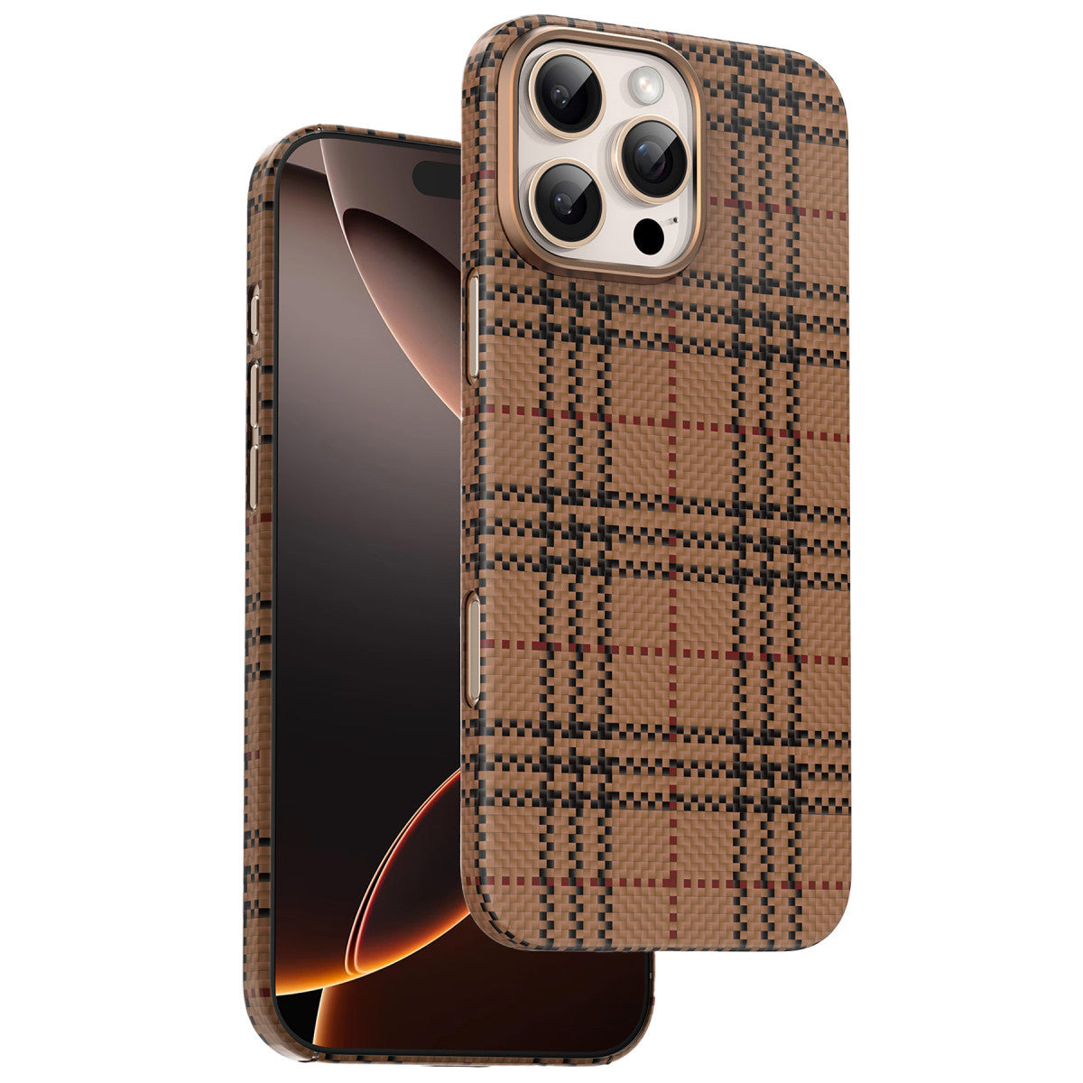 Kevlar Scots Serisi Kılıf - iPhone 16 Pro Max