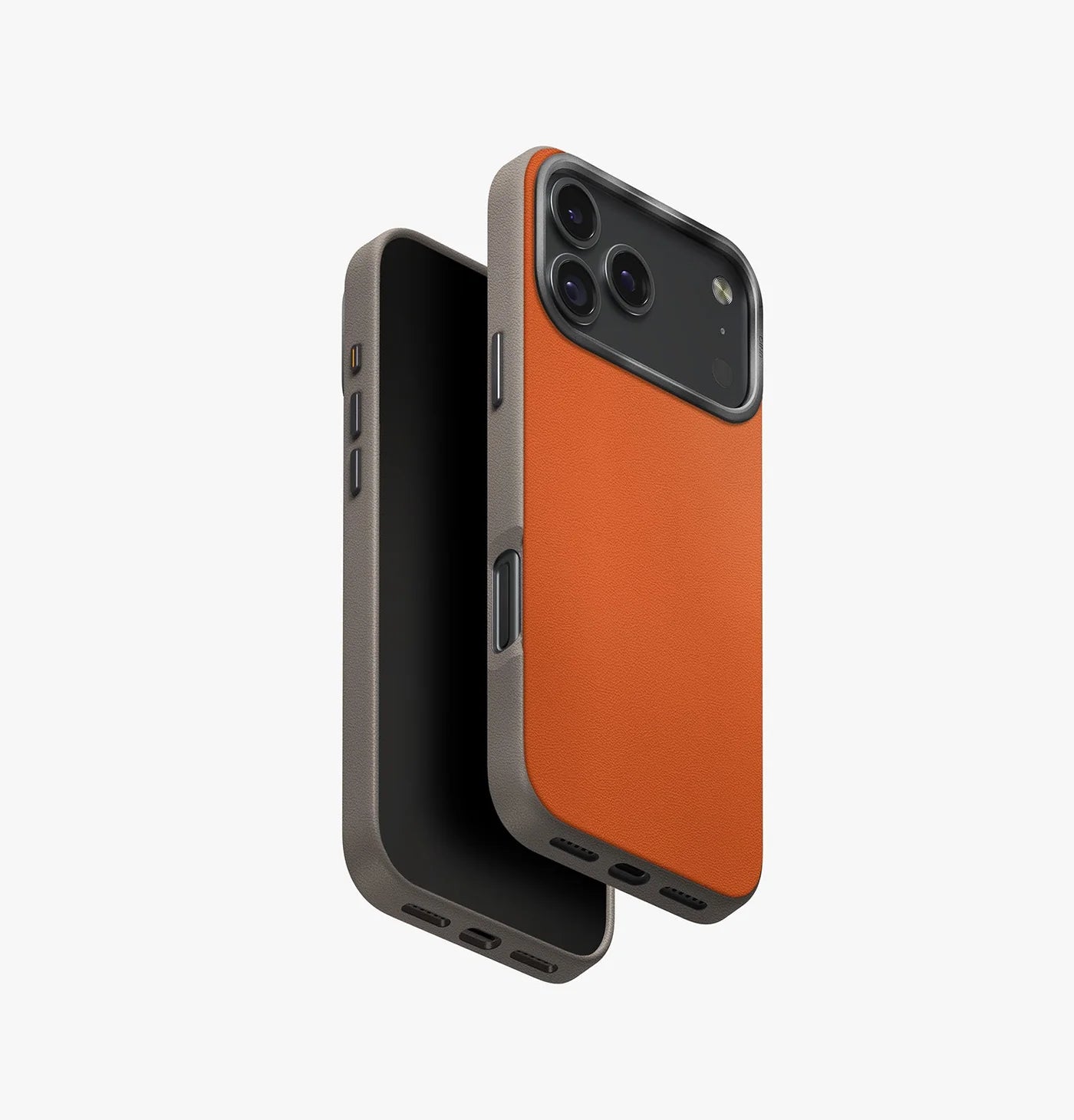 Lyden DS Çift Renkli Vegan Deri Kılıf - iPhone 17 Pro Max