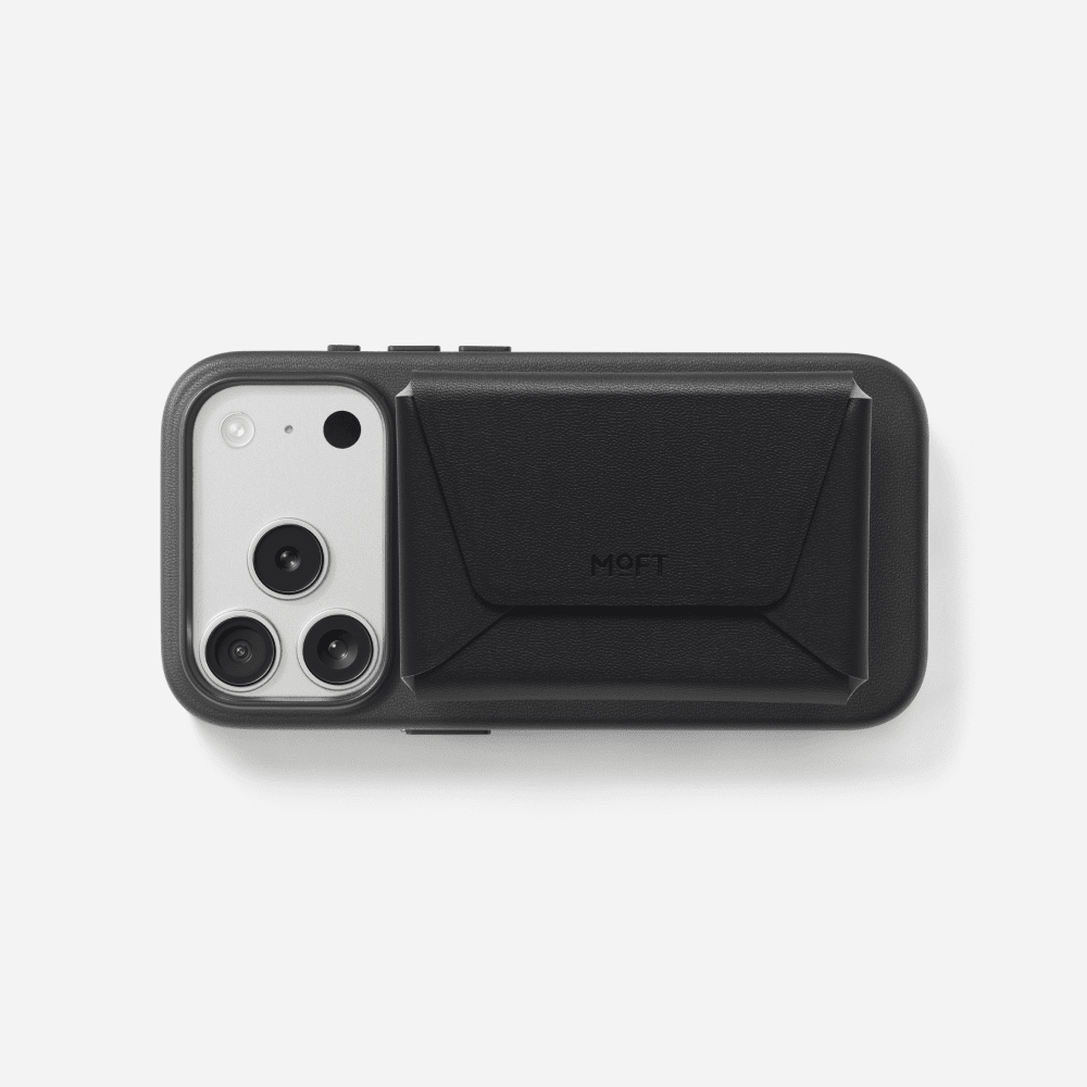 MOFT Agile Travel MagSafe Standlı Seyahat Kartlığı - Jet Black