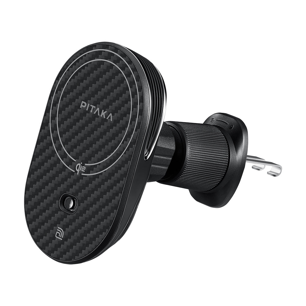 MagEZ Pro 2 Magsafe Şarj Özellikli Qi2 Aramid Fiber Araç Telefon Tutucu
