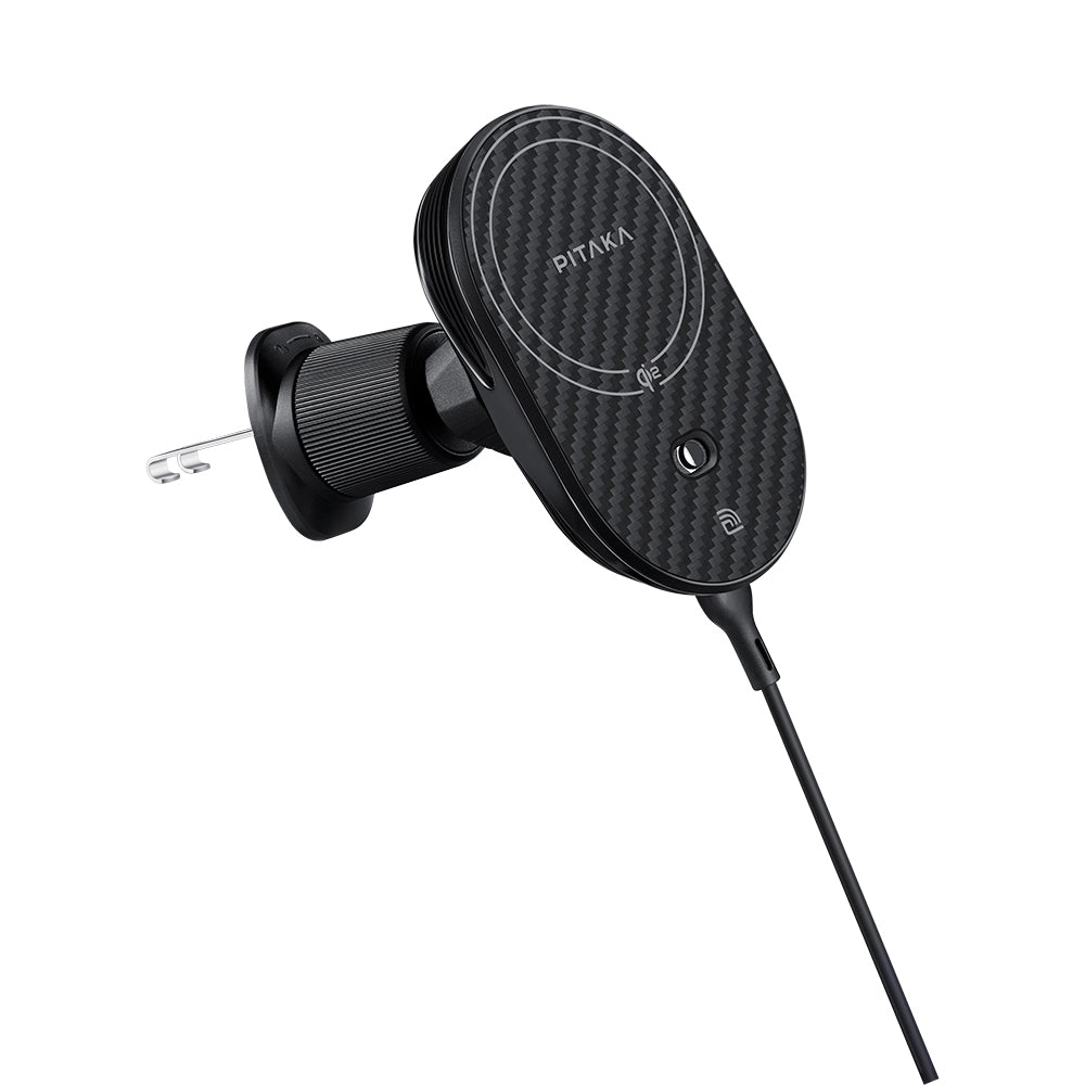 MagEZ Pro 2 Magsafe Şarj Özellikli Qi2 Aramid Fiber Araç Telefon Tutucu
