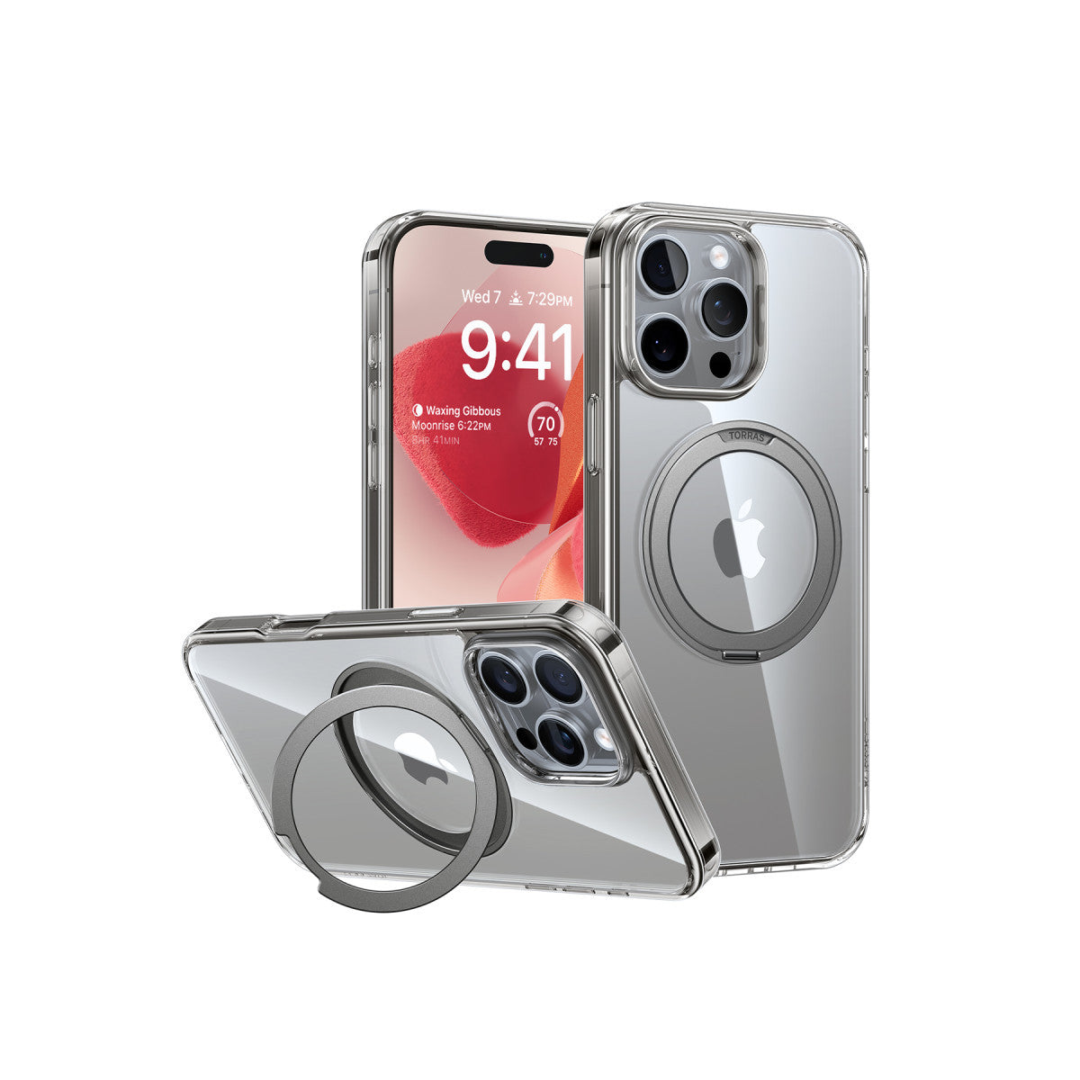 Ostand Pro Spin Serisi Kılıf - iPhone 16 Pro