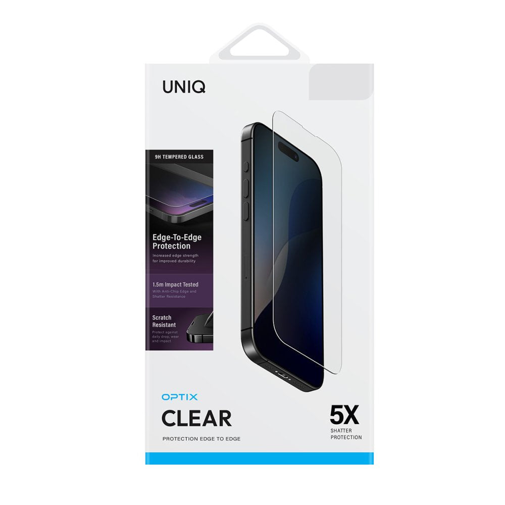 Optik Clear Çerçevesiz Ekran Koruyucu - iPhone 16