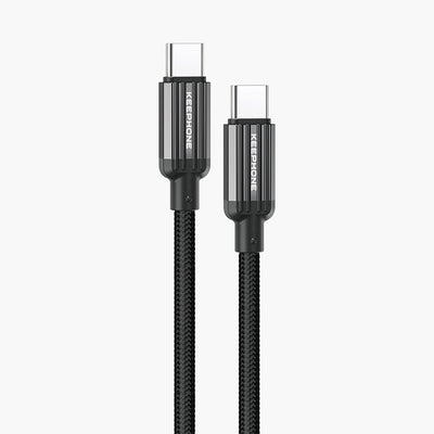 Pitta 1.2M 60W Örgülü Type-C to Type-C PD Şarj Data Kablosu