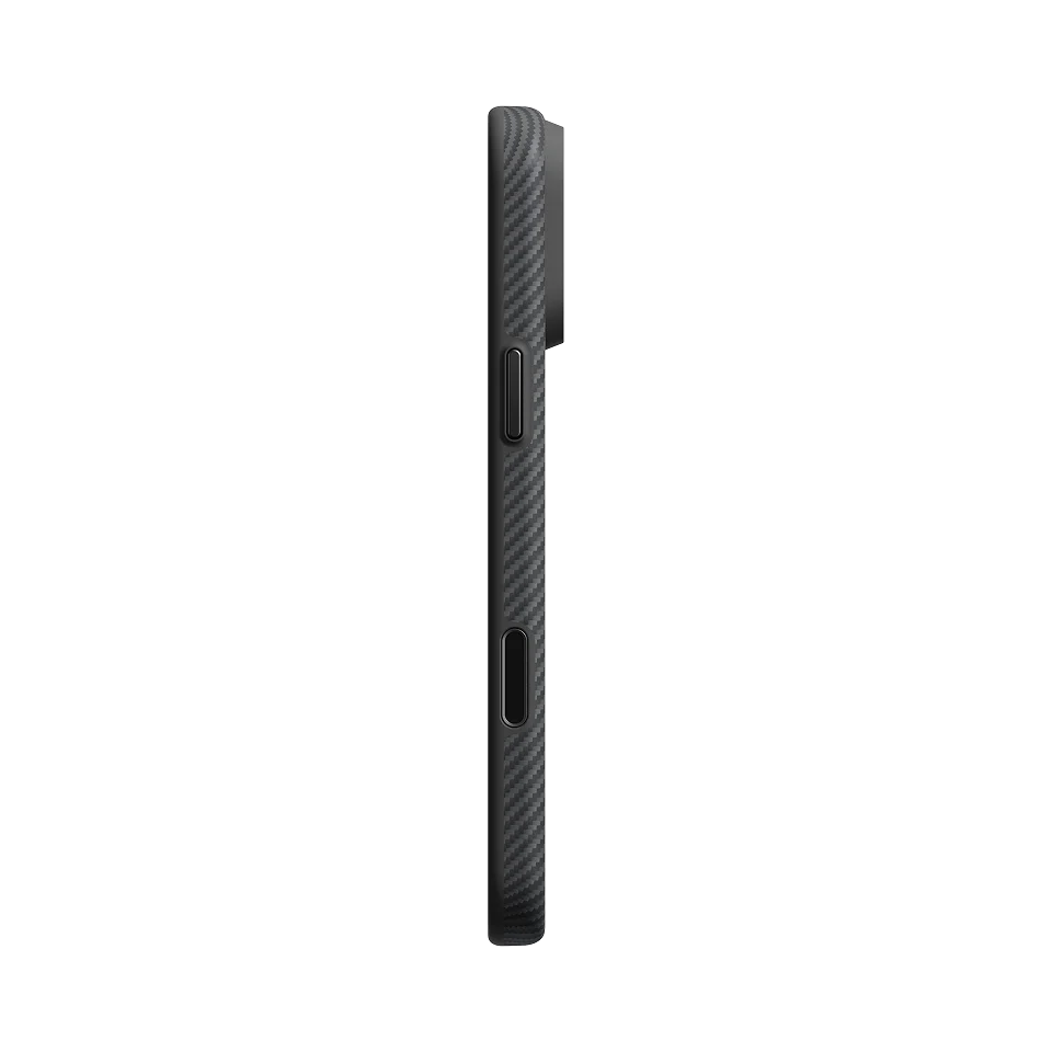 Military-Grade 1500D Classic Serisi Black-Grey Twill Serisi Kılıf - iPhone 18 Pro
