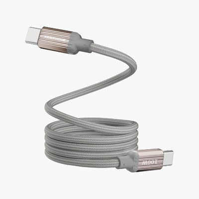 Magcoil 1M 100W Örgülü Type-C to Type-C Mıknatıslı PD Hızlı Şarj Data Kablosu
