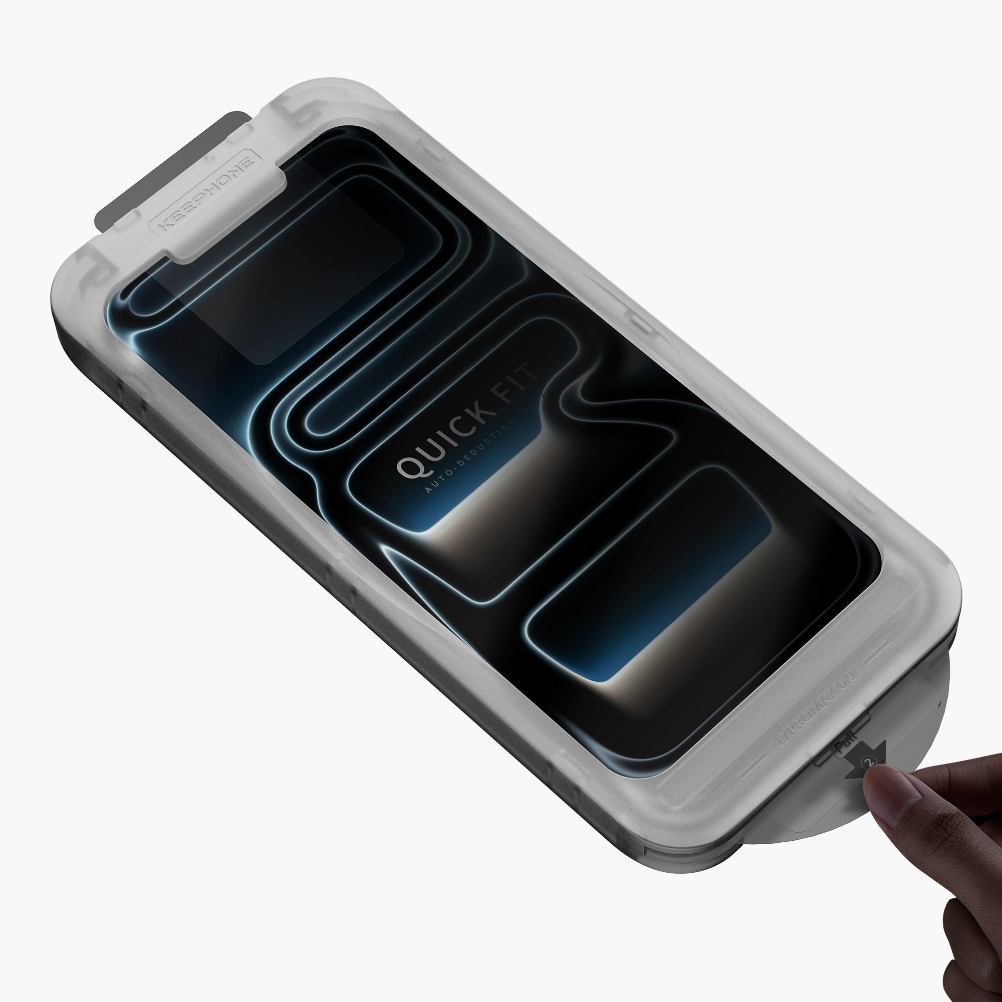 QuickFit Privacy Ekran Koruyucu - iPhone 17 Pro