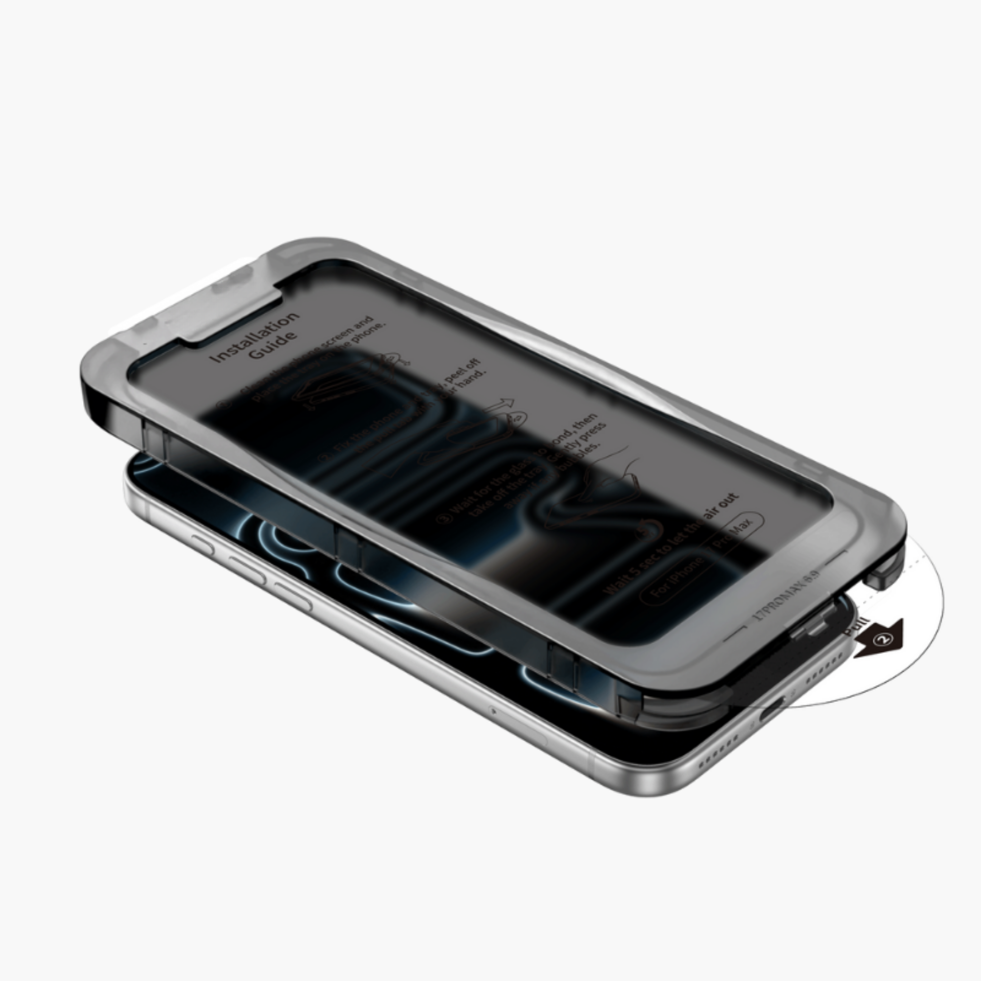 Carbon Sapphire Privacy Ekran Koruyucu - iPhone 15