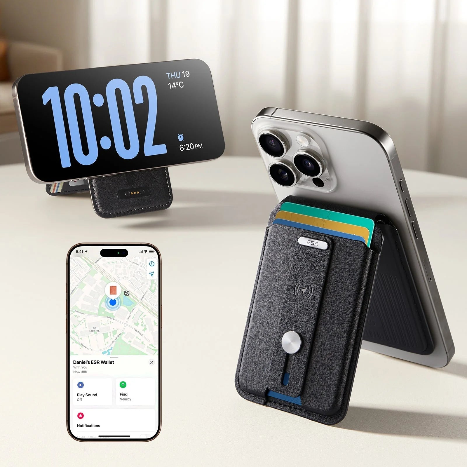 Geo HaloLock Apple Find My Destekli Magsafe Kartlık