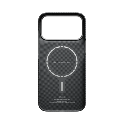 Ultra-Slim 1500D Classic Black-Grey Twill Serisi Kılıf - iPhone 18 Pro