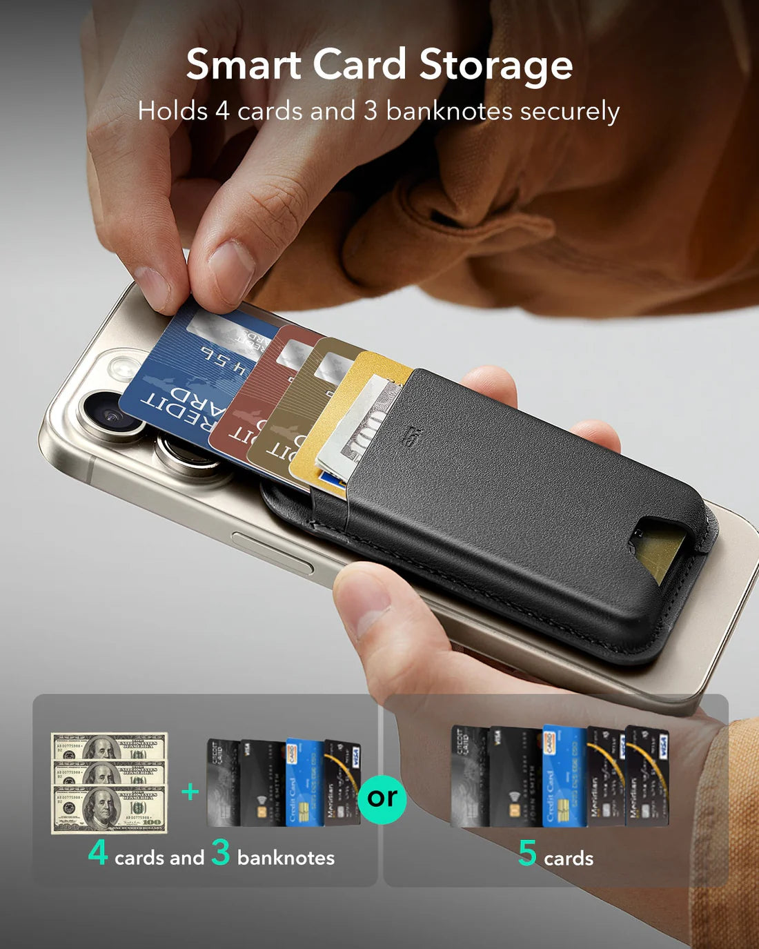 HaloLock Wallet Boost Magsafe Kartlık