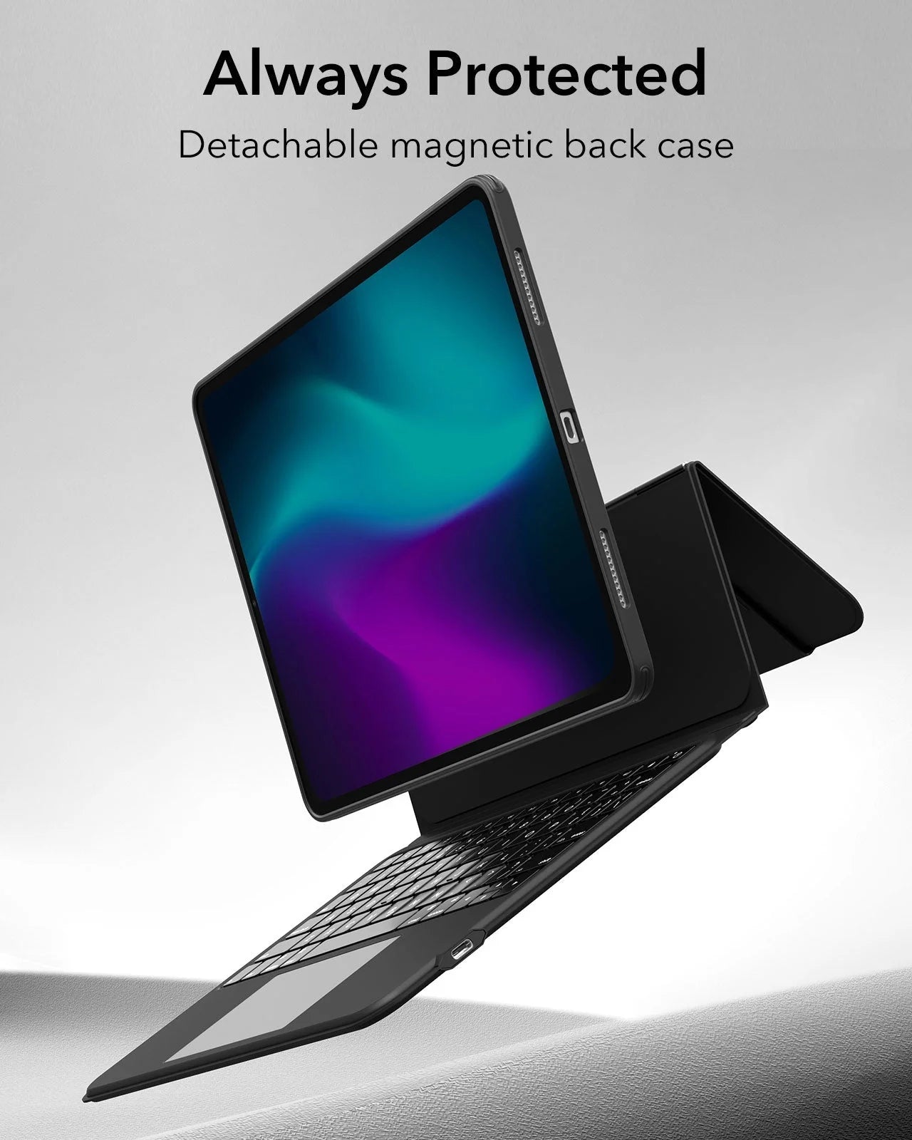 Ascend 360 Klavyeli Manyetik Kılıf - iPad Pro 13'