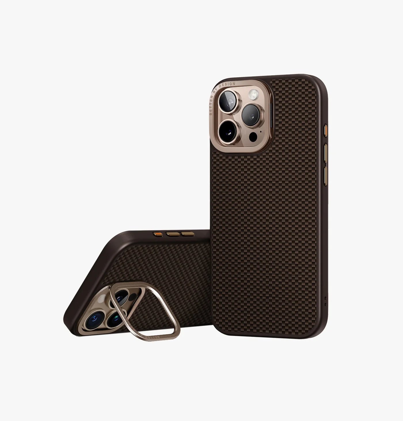 Keva Max Aramid Fiber Entegre Standlı Kılıf - iPhone 16 Pro