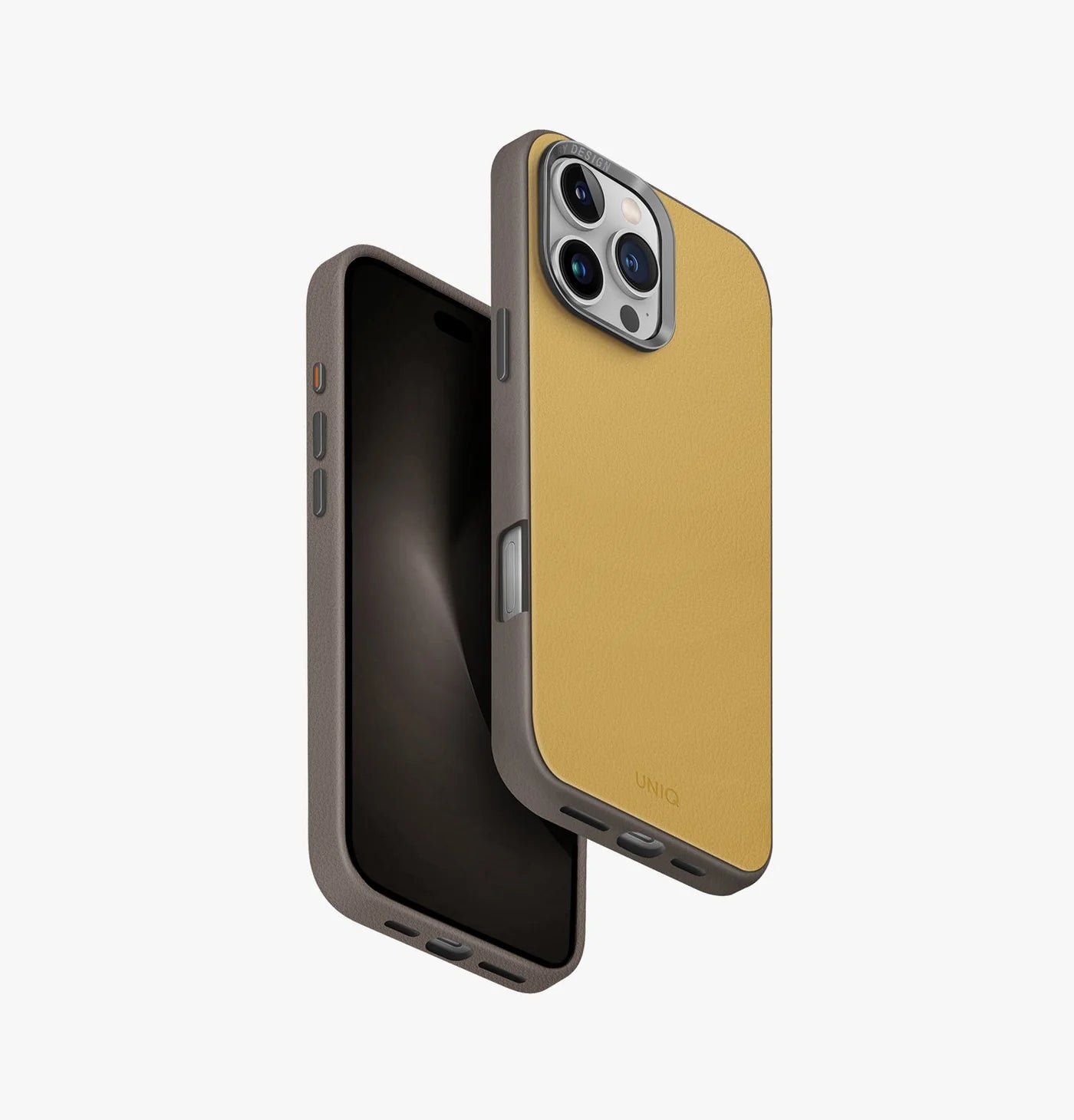 Lyden DS Çift Renkli Vegan Deri Kılıf - iPhone 16 Pro