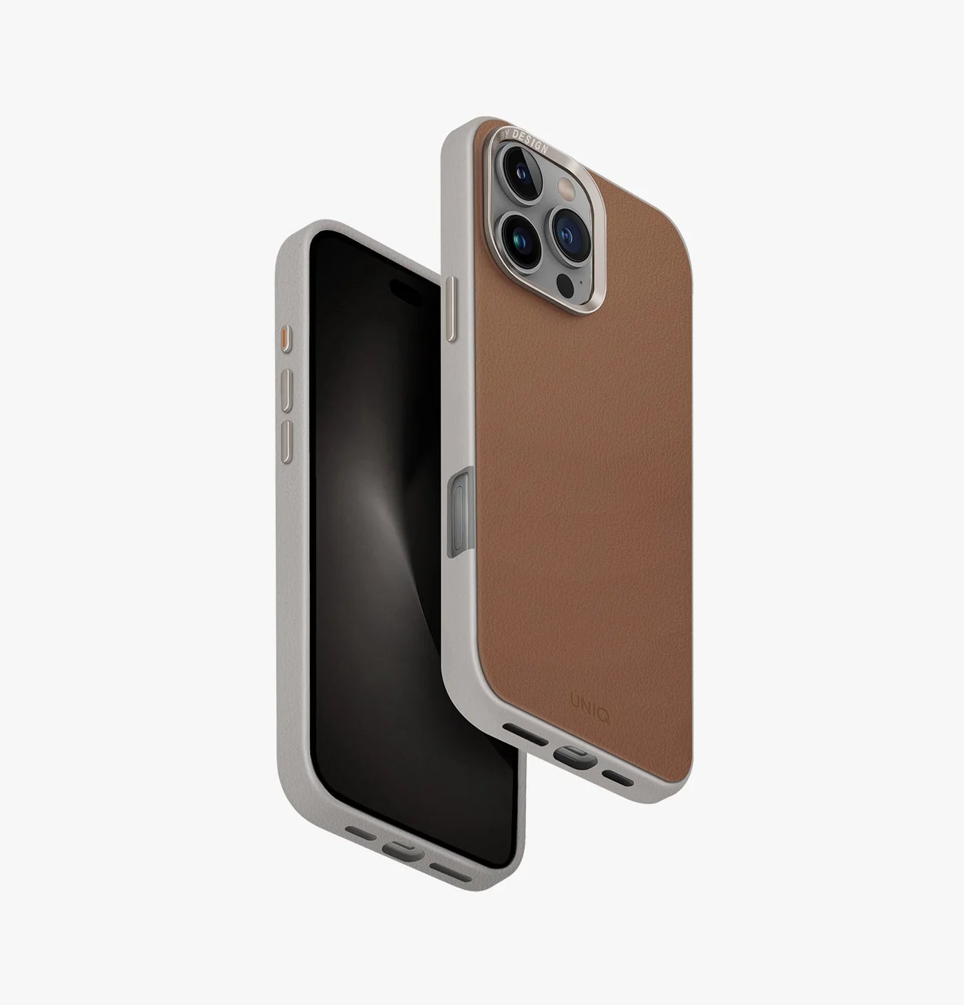 Lyden DS Çift Renkli Vegan Deri Kılıf - iPhone 16 Pro