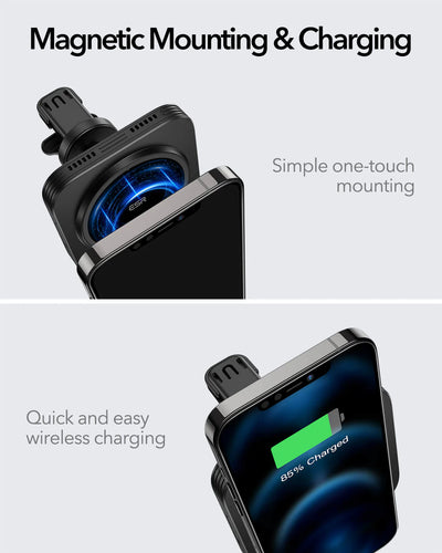 HaloLock Qi2 15W Araç İçi Telefon Tutucu