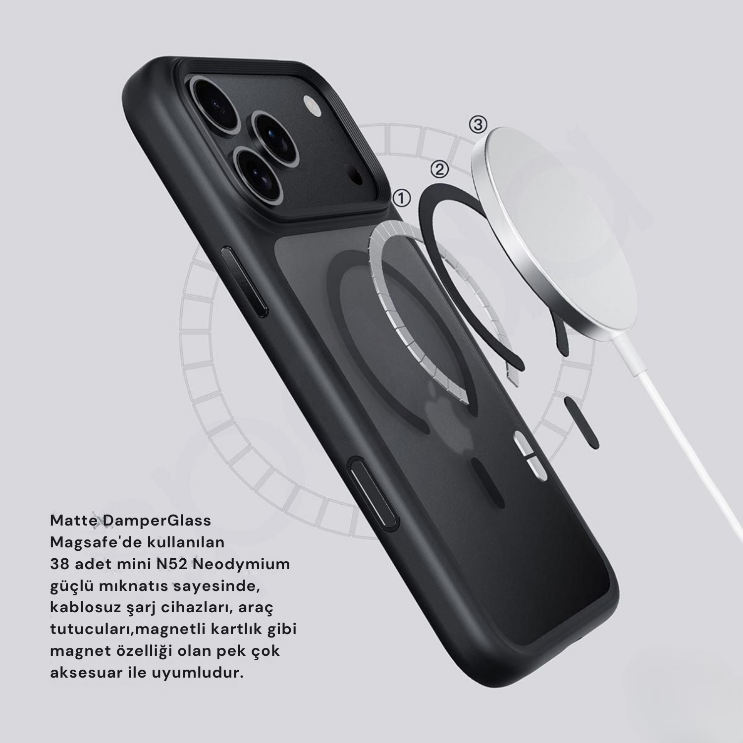 Matte Serisi Kılıf - iPhone 17 Pro