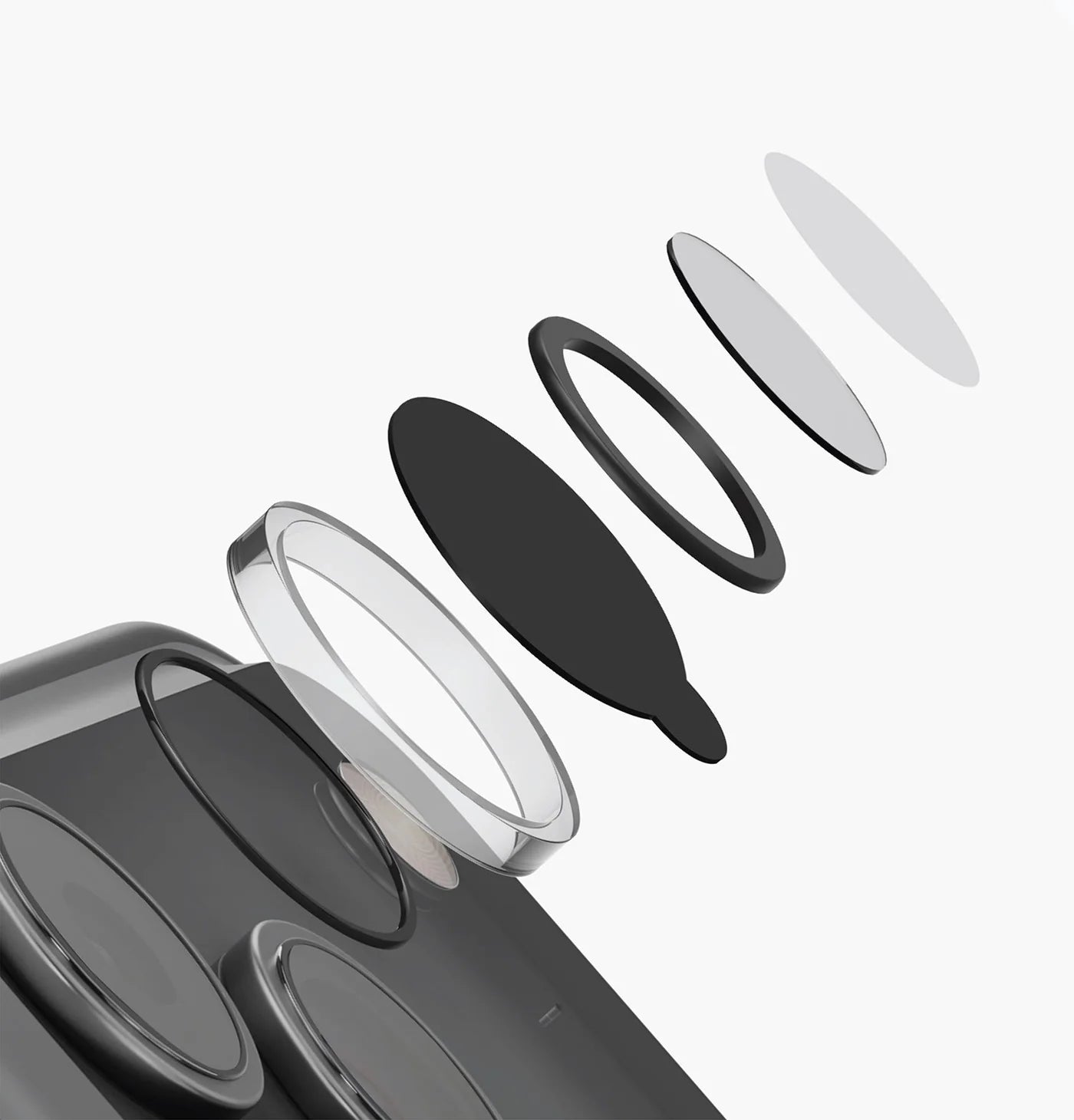 Optix ClearShield Kamera Lens Koruyucu - iPhone 17 Pro