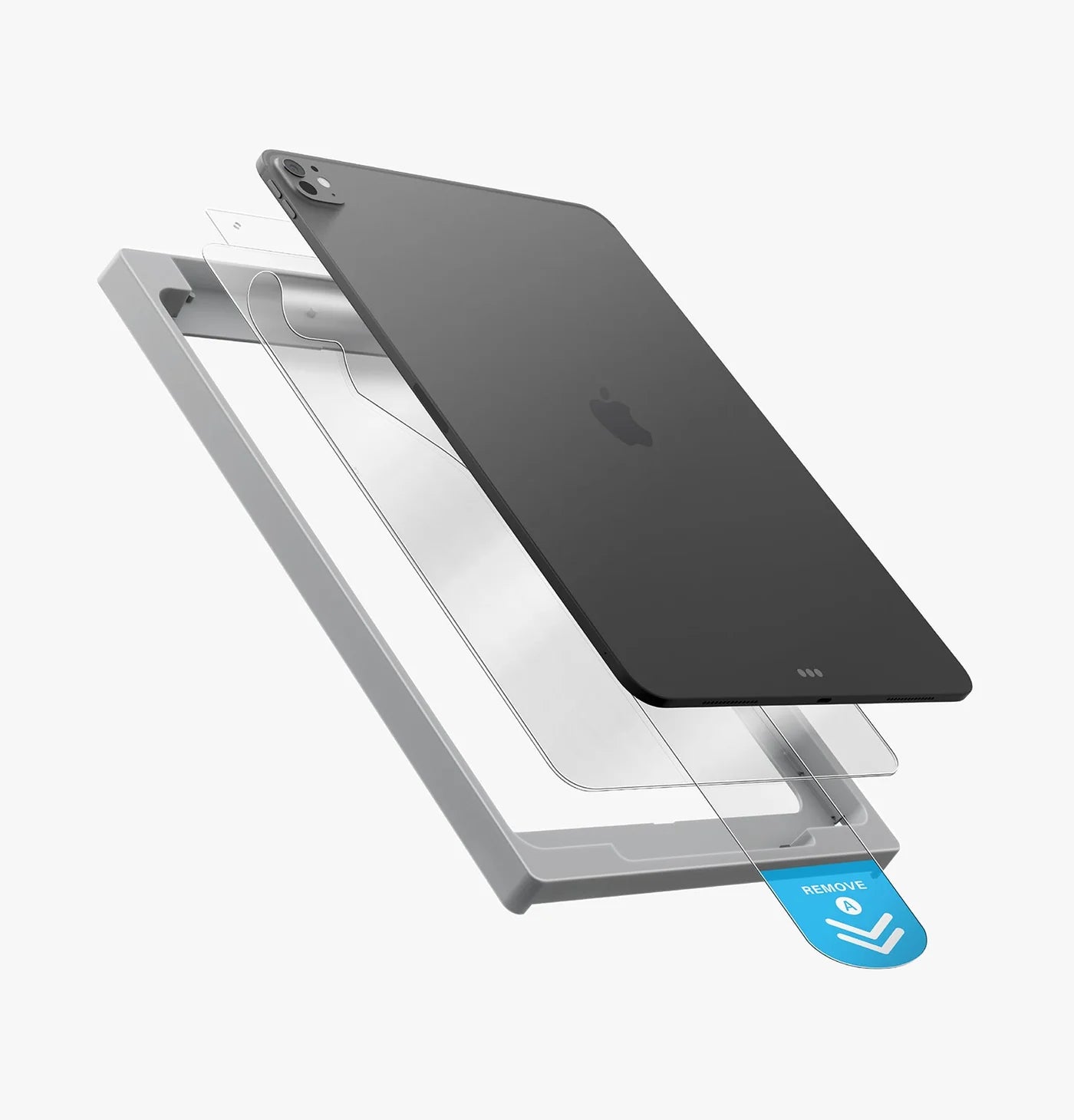 EXOFit Clear Uygulama Aparatlı Ekran Koruyucu - iPad A16