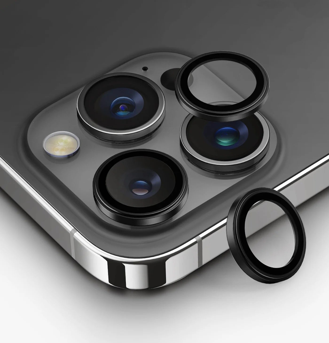 Optix AluGuard Kamera Lens Koruyucu - iPhone 16 Pro / 16 Pro Max