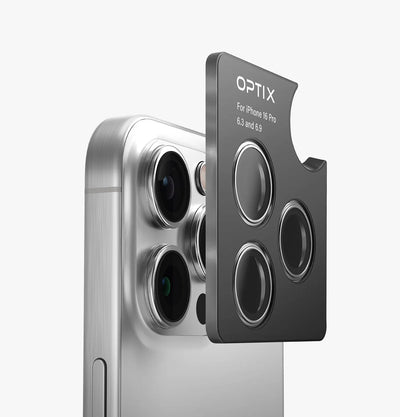 Optix AluGuard Kamera Lens Koruyucu - iPhone 16 Pro / 16 Pro Max