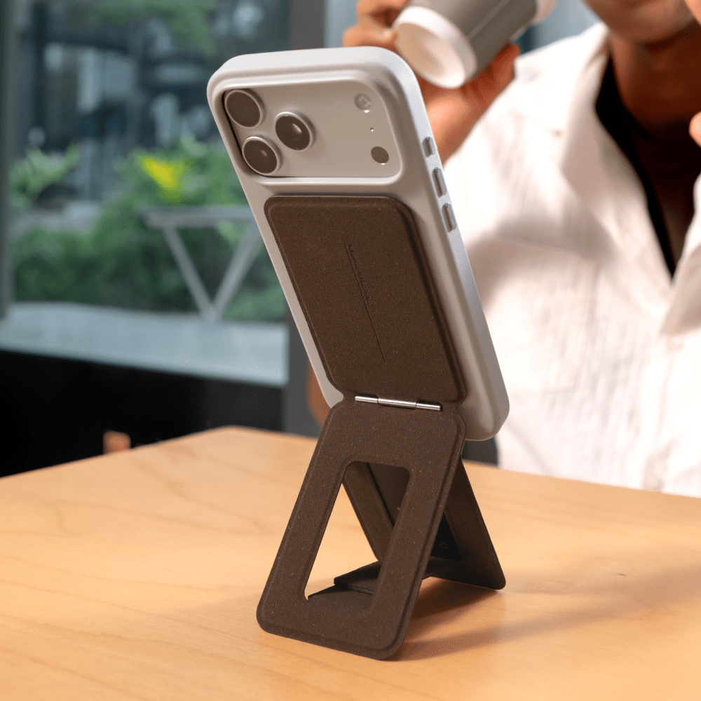 MOFT Snap Invisible MOVAS™-E Kahve Biyo-Deri Tripod Stand