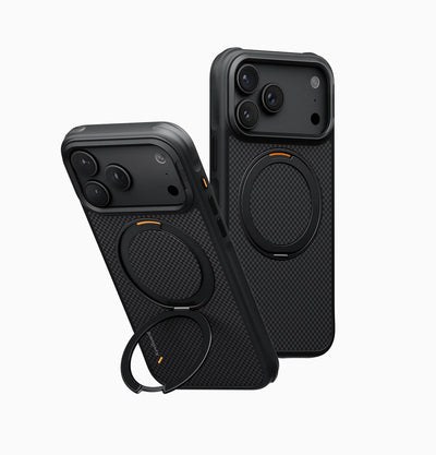 UNIQ Keva Mov Standlı Aramid Fiber Kılıf - iPhone 18 Pro Max