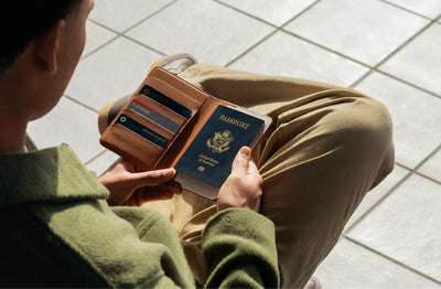 Belmont Apple Bul Özellikli Vegan Deri Pasaport Kılıfı