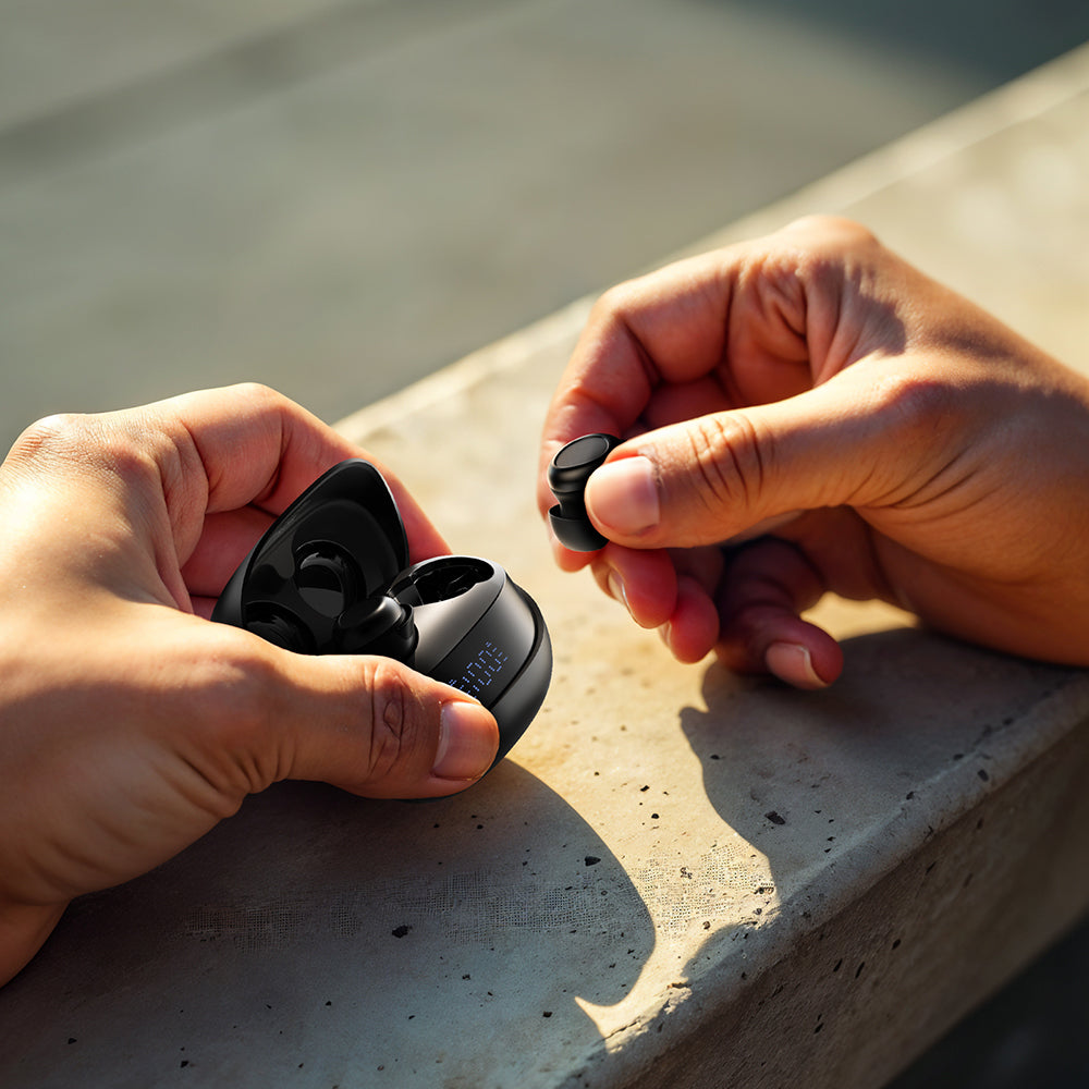 Amazsound Lite Dijital LED Göstergeli v5.4 Kulak İçi Bluetooth Kulaklık