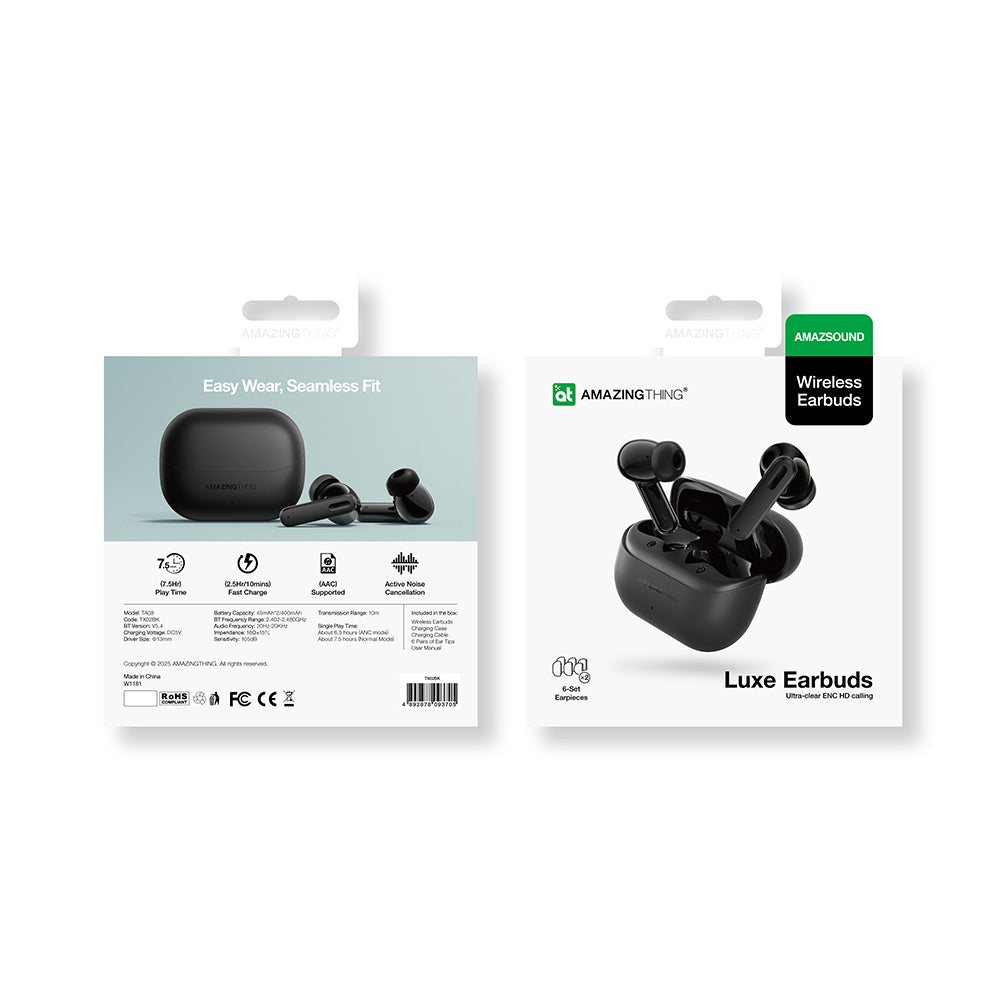 Amazsound Luxe ENC Teknolojili Kulak İçi Bluetooth Kulaklık v5.4