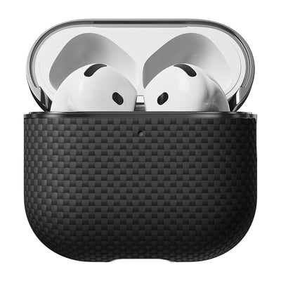 Ultra-Slim 1500D Classic Black-Grey Twill Serisi Kılıf - AirPods 4