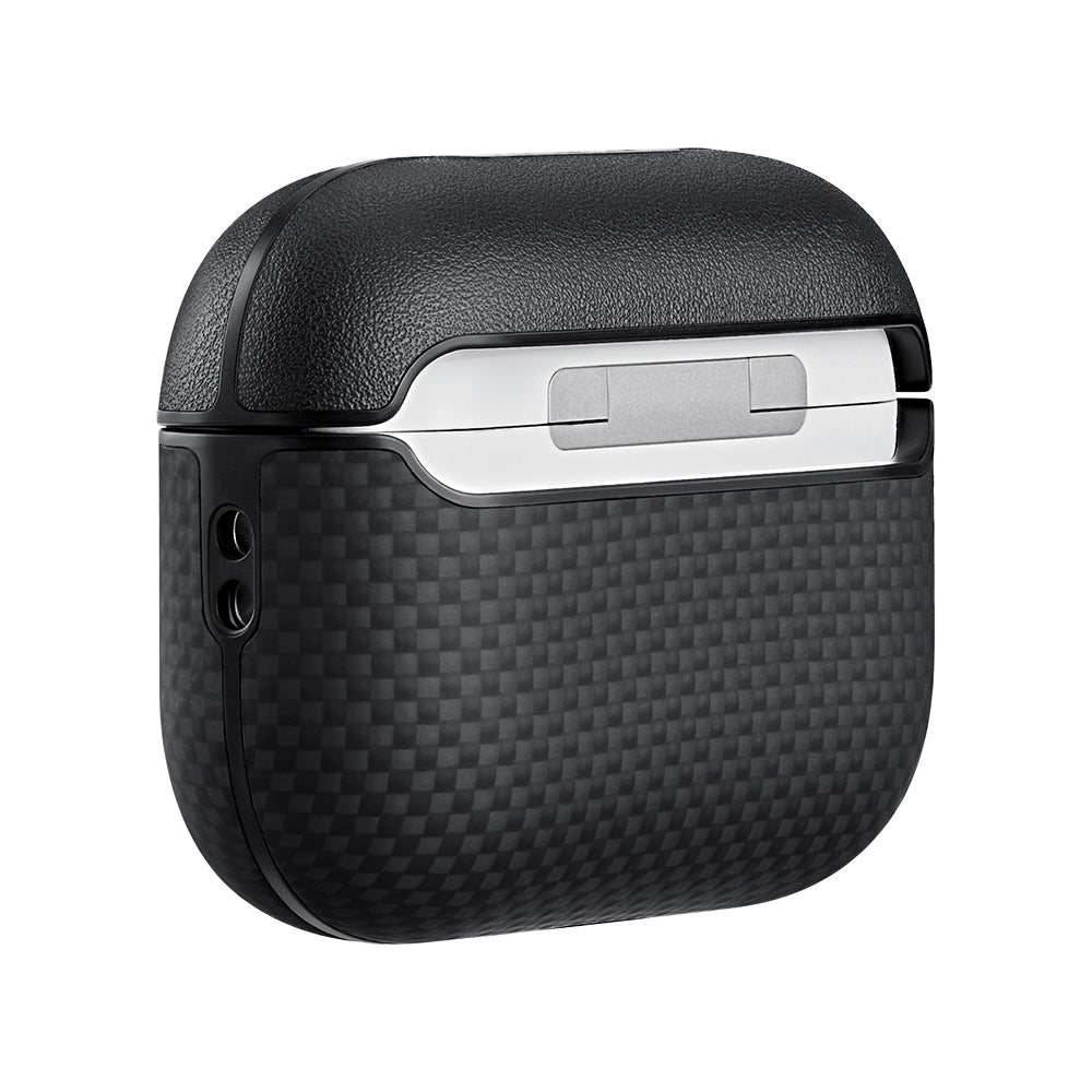 Ultra-Slim 1500D Classic Black-Grey Twill Serisi Kılıf - AirPods Pro 2