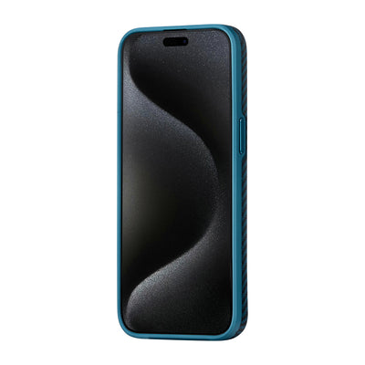 Military-Grade 1500D Classic Navy-Black Twill Serisi Kılıf - iPhone 15 Pro
