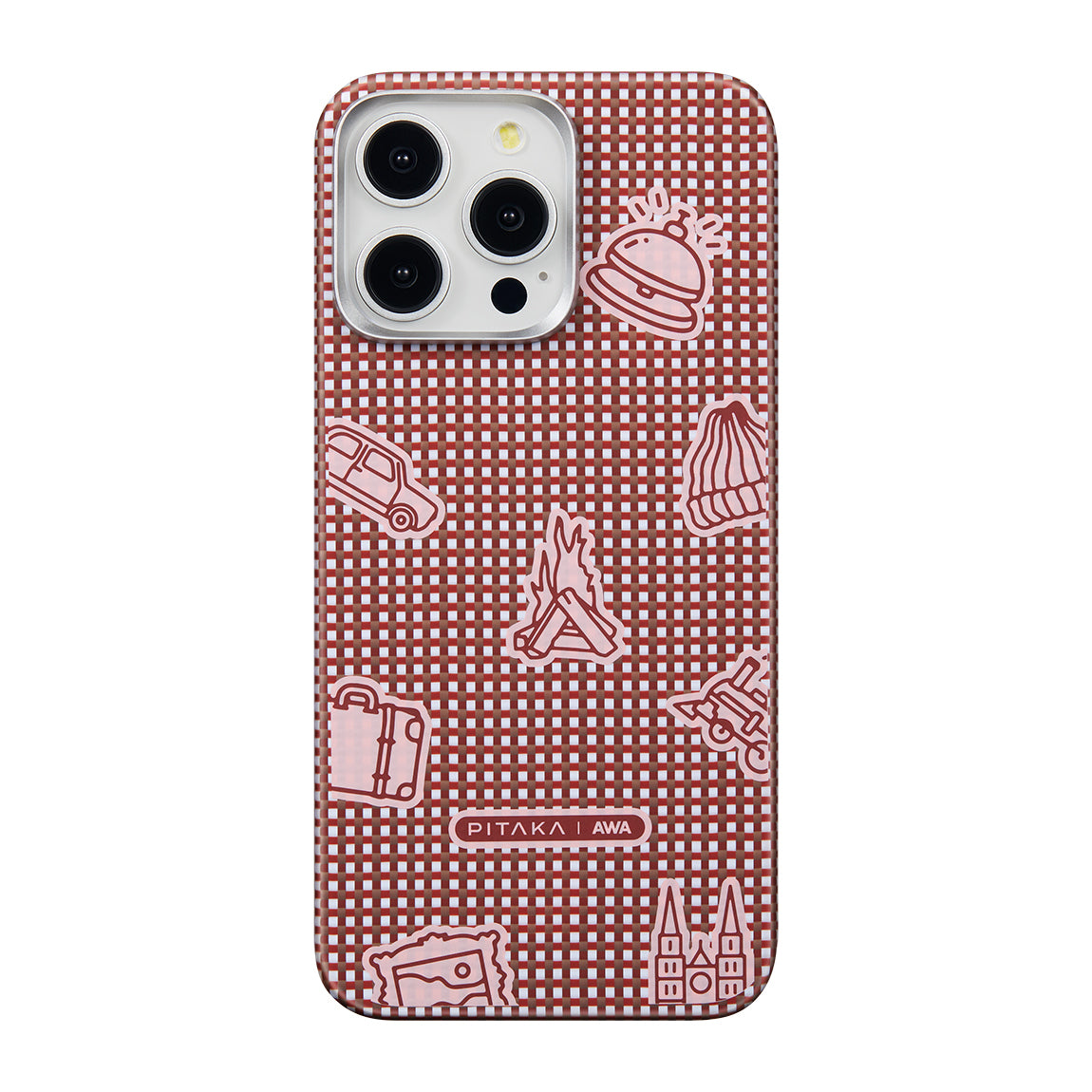 Awa 1500D Ultra-Slim Classic Bonfire Serisi Kılıf - iPhone 15 Pro