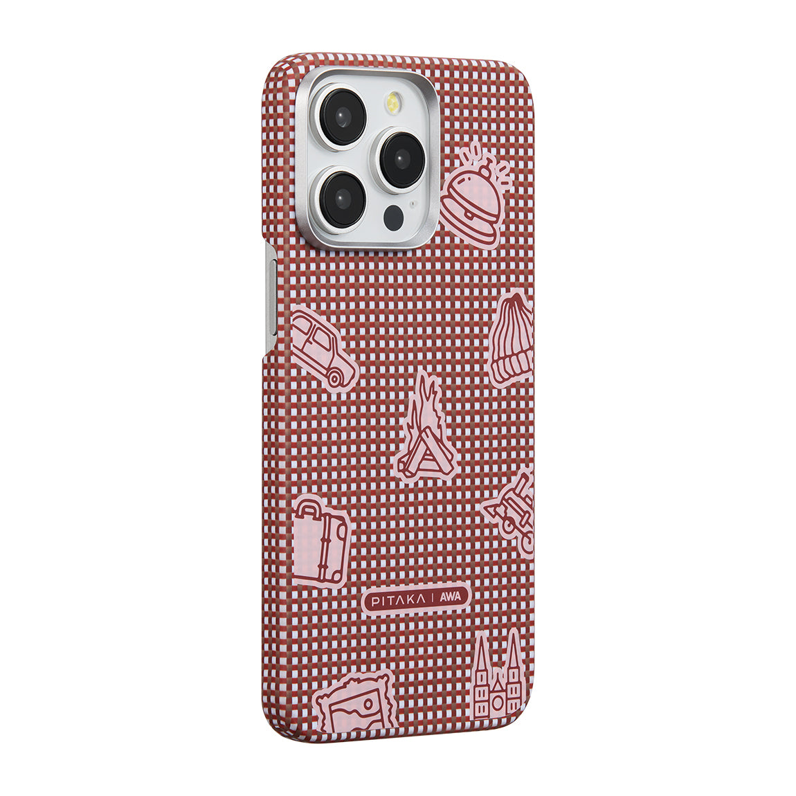 Awa 1500D Ultra-Slim Classic Bonfire Serisi Kılıf - iPhone 15 Pro