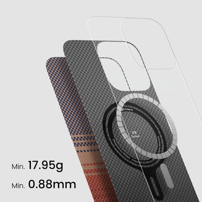 Pitaka Tactile Woven Sunset-Moonrise Serisi Kılıf - iPhone 16 Plus