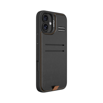 Wallet Deri Kartlıklı Standlı Serisi Kılıf - iPhone 16