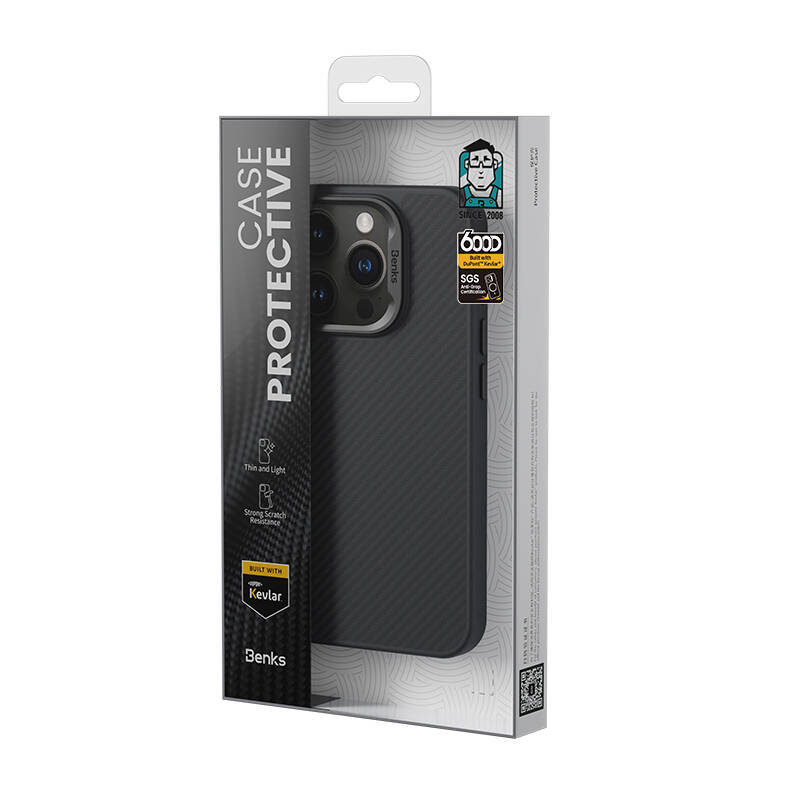 Karbon Hybrid ArmorPro Kevlar Kılıf - iPhone 14 Pro