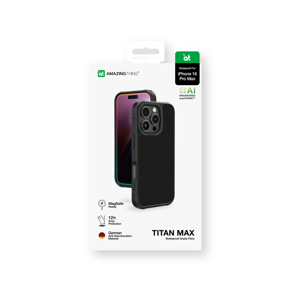 Titan Max 1500D Aramid Fiber Serisi Kılıf - iPhone 16 Pro