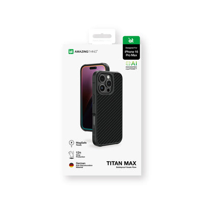 Titan Max 600D Aramid Fiber Serisi Kılıf - iPhone 16 Pro