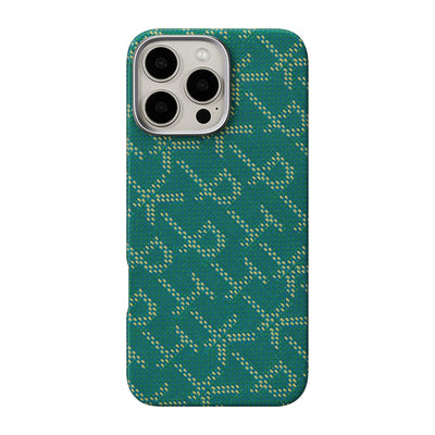 Tactile Woven Monogram Serisi Aramid Fiber Kılıf - iPhone 16 Pro