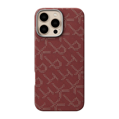 Tactile Woven Monogram Serisi Aramid Fiber Kılıf - iPhone 16 Pro