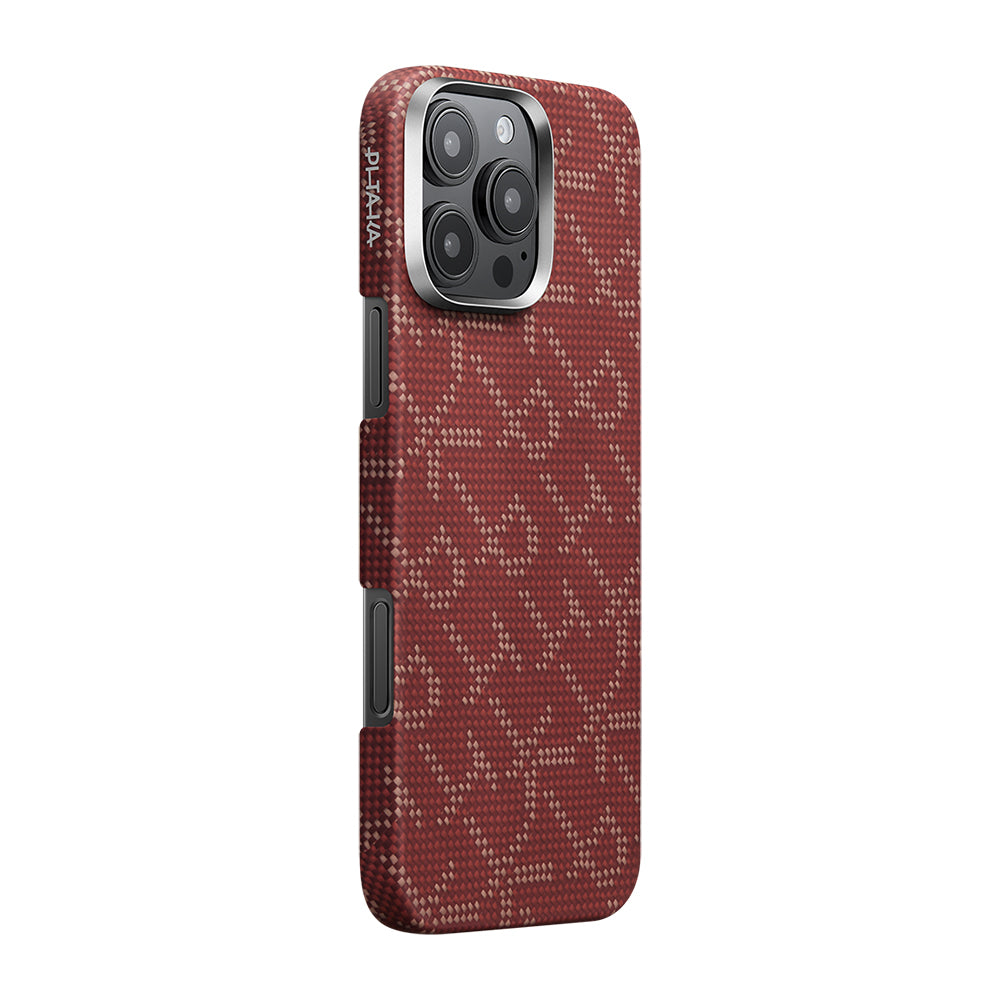 Tactile Woven Monogram Serisi Aramid Fiber Kılıf - iPhone 16 Pro