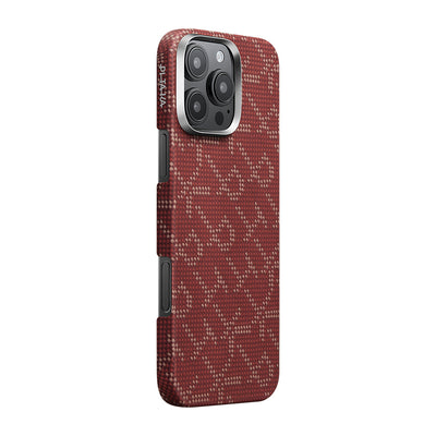 Tactile Woven Monogram Serisi Aramid Fiber Kılıf - iPhone 16 Pro