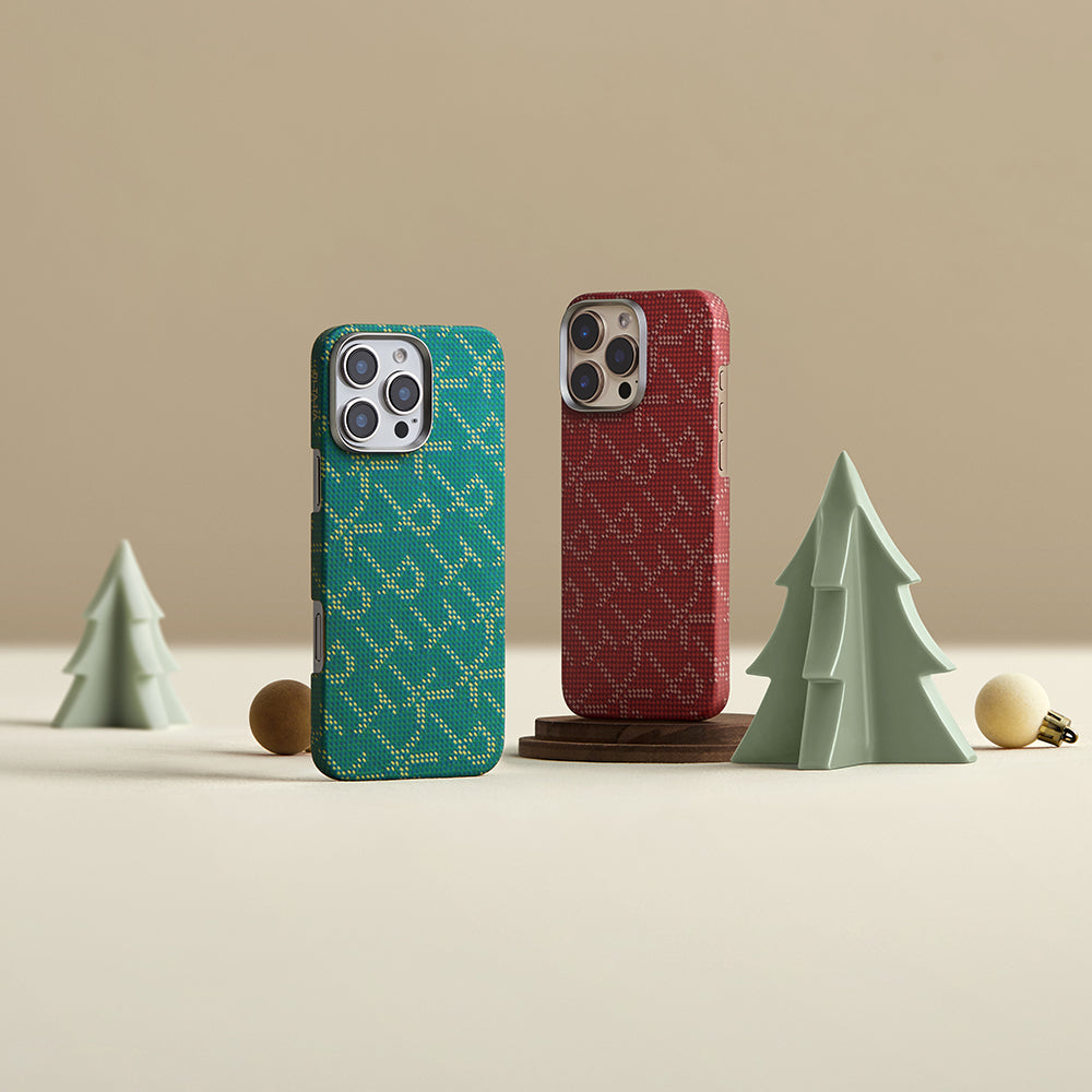 Tactile Woven Monogram Serisi Aramid Fiber Kılıf - iPhone 16 Pro