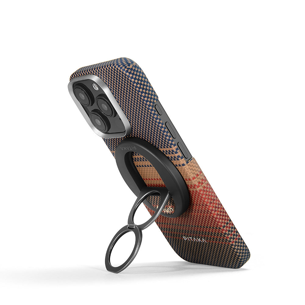 Grip 3 Standlı Tactile Woven Sunset-Moonrise Serisi Set - iPhone 16 Pro