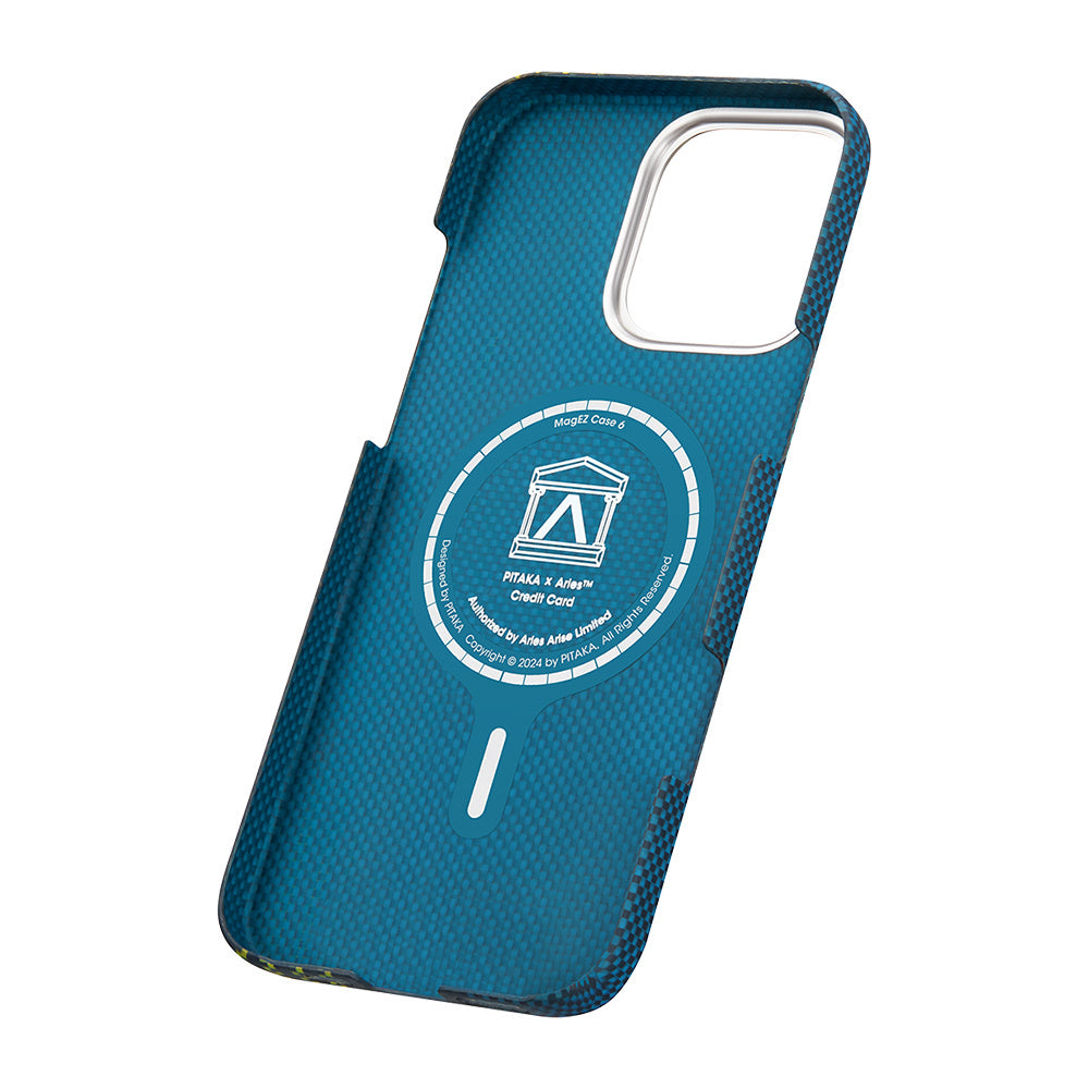 Lumintex Tactile Woven Aries Credit Card Serisi Kılıf - iPhone 16 Pro