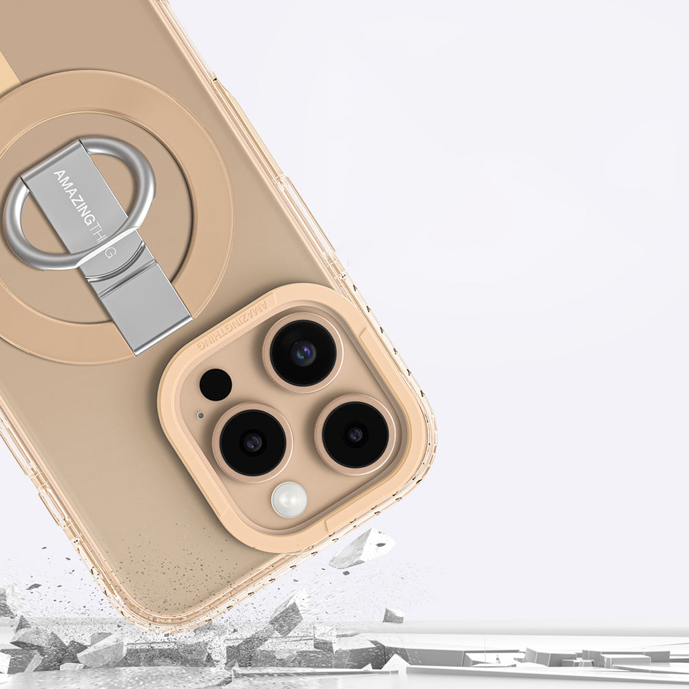 Titan Pro Serisi Kılıf & Magsafe Grip-Fit Stand Seti - iPhone 16 Pro