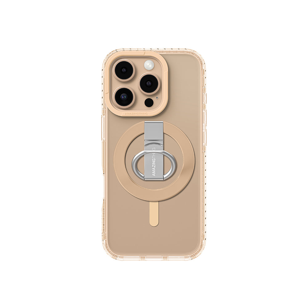 Titan Pro Serisi Kılıf & Magsafe Grip-Fit Stand Seti - iPhone 16 Pro